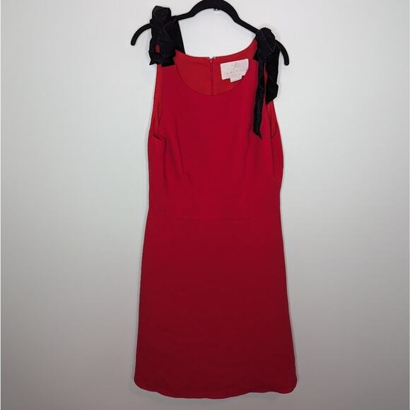 Gal Meets Glam Zara Red Fit & Flare Dress | Size 10 - Picture 2 of 6